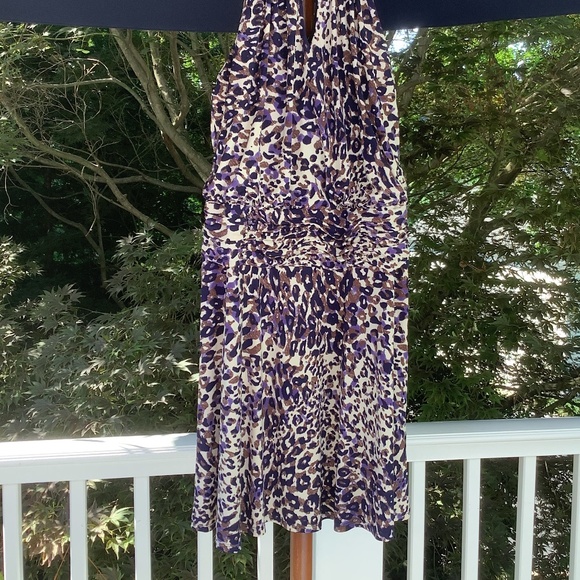 Suzy Chin for Maggy Boutique Leopard print dress, Size 8 - Picture 3 of 6